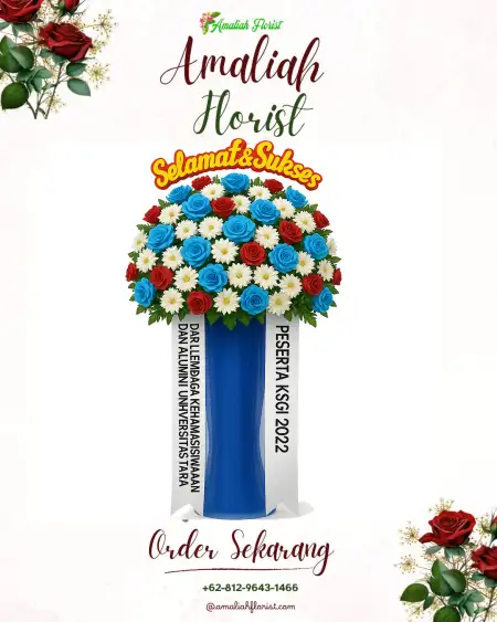Standing Flowers Gedung Pewayangan Kautaman Jakarta
